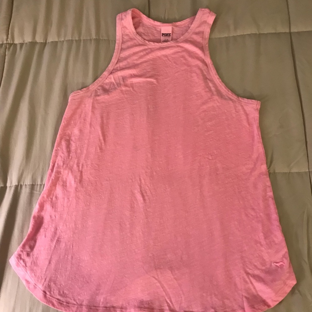 PINK high neck tank